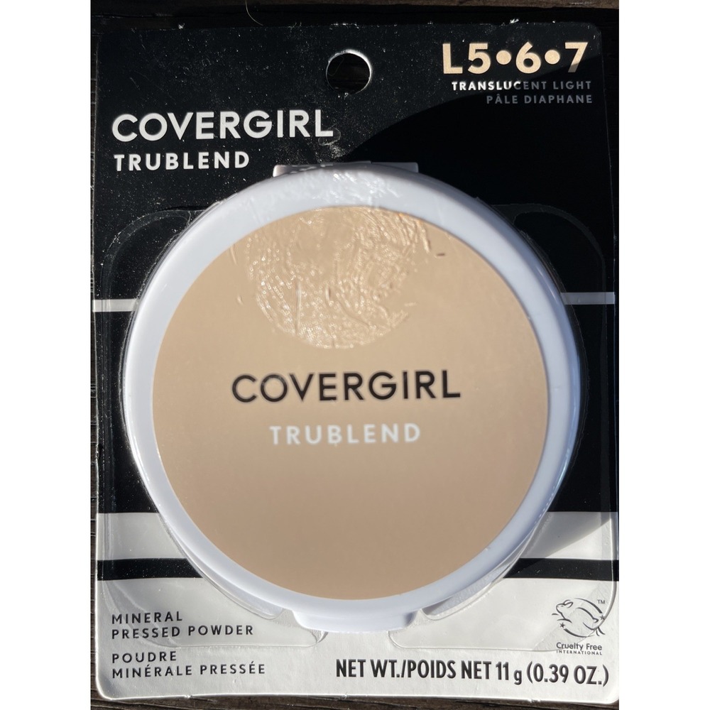 Covergirl TruBlend Mineral Pressed Powder Translucent Light L 5•6•7 Discontinued